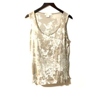 Michael Kors sequin sleeveless shirt